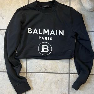 Authentic Balmain Cropped sweatshirt